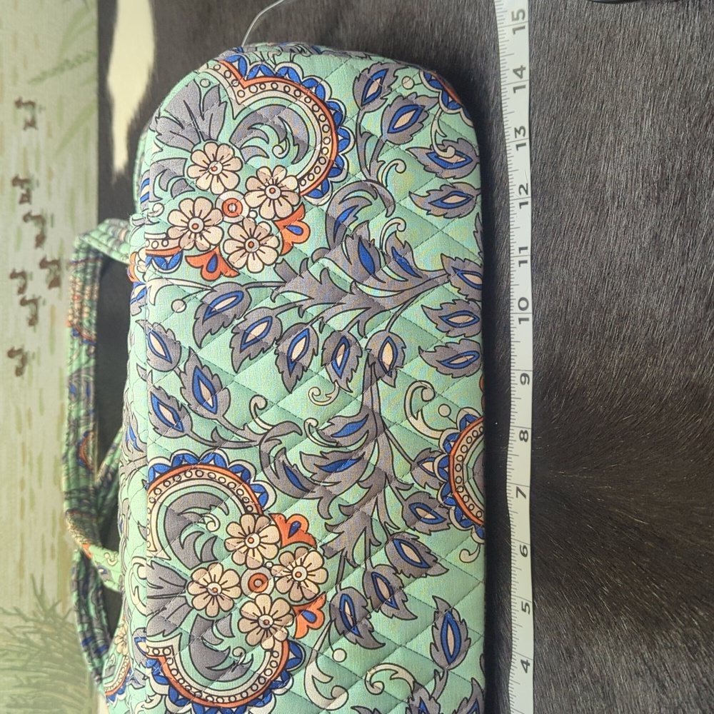 Vera Bradley Green Floral Tote - Picture 11 of 11